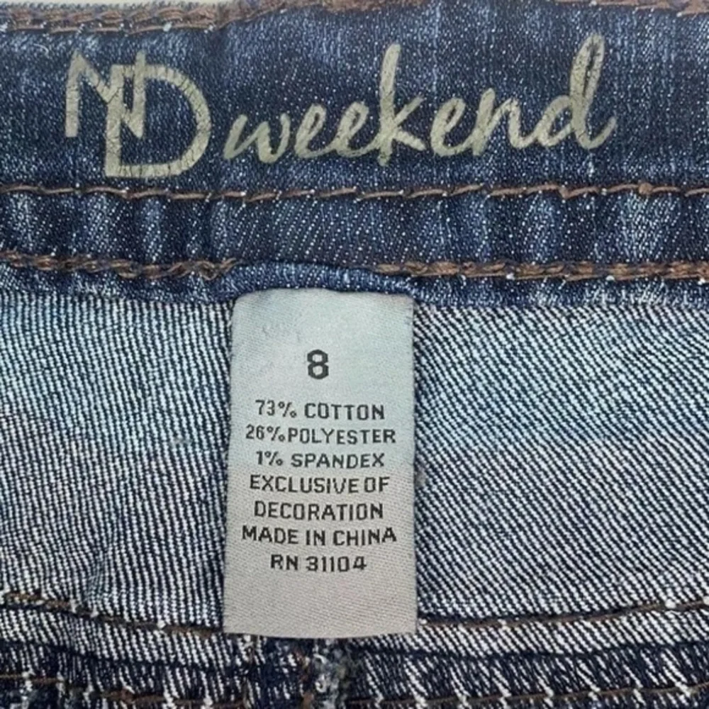 ND Weekend Women's Embroidered Blue Jeans Size 8 - Picture 3 of 8